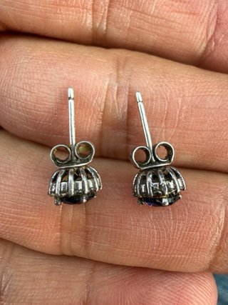 Pendientes Zafiro Azul