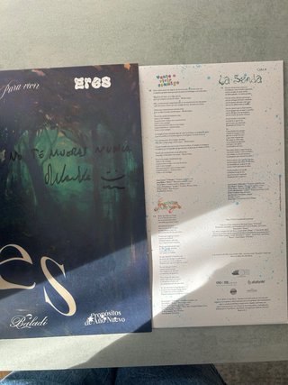 Vinilo El Kanka Cosas de los vivientes firmado