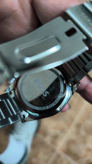 Reloj BOSS Cronógrafo Azul y Plateado