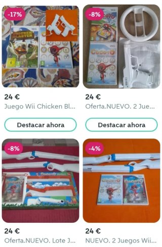 NUEVO. 2 Pistolas Wii y WiiU
