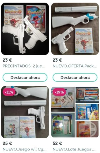 NUEVO. 2 Pistolas Wii y WiiU