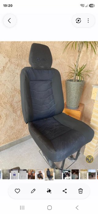 Asiento copiloto Iveco Daily .modificado