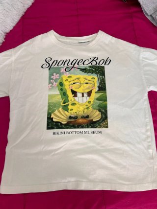 Camiseta Spongebob Bikini Bottom Museum Talla 9-10