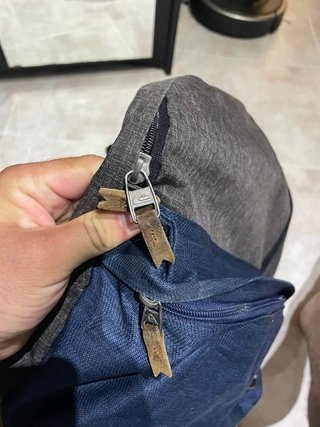 Mochila Quiksilver azul y marrón