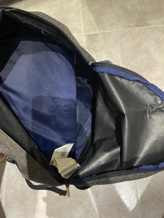 Mochila Quiksilver azul y marrón