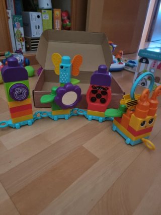 Tren de bloques para bebé