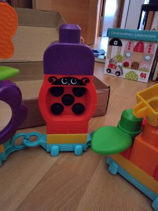 Tren de bloques para bebé
