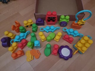 Tren de bloques para bebé