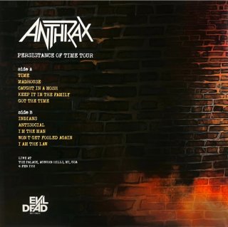Anthrax Persistence Of Time Tour LP