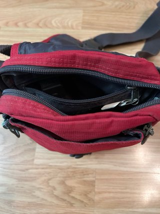 Borsa a tracolla rossa Dockers da uomo
