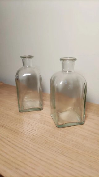 2 Botes Cristal Zara Home Decorativos