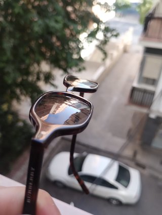 Gafas sol vintage Burberry carey marrón geométrica