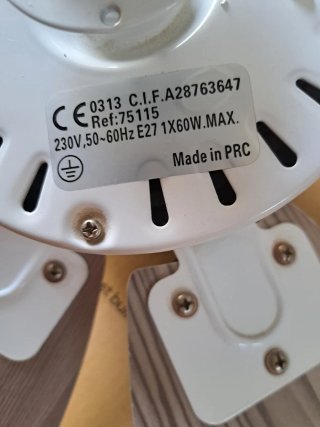 Ventilador de techo 6 aspas