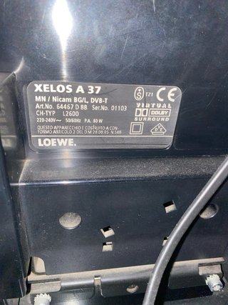 Televisor Loewe Xelos A37 Negro/Gris