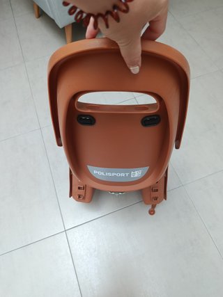 Silla Portabebés Bicicleta Marrón