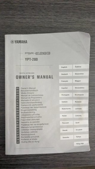 Teclado Yamaha PSR-E283