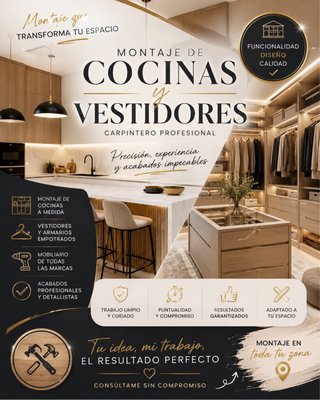 Montaje de Cocinas y Vestidores