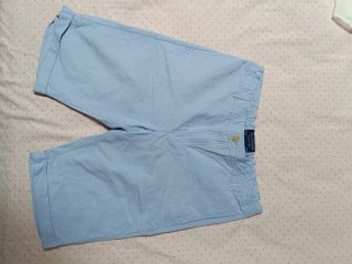 Pantalón corto vaquero niño azul
