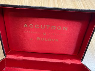 Scatola Bulova Accutron Vintage