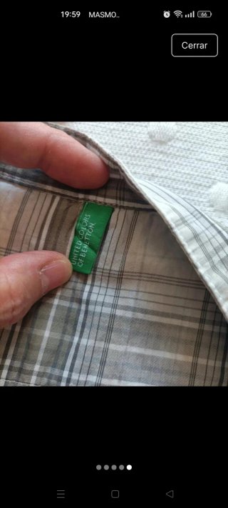 Camisa Benetton niño 8-9 años