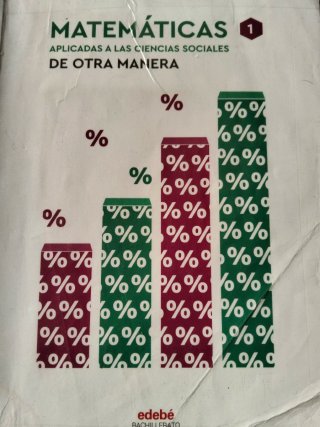 Lote de libros de texto 1 Bachillerato Ciencias