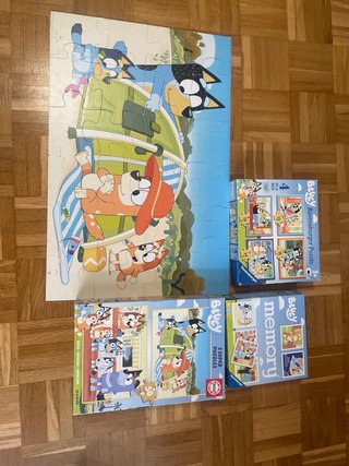 Bluey Ravensburger Puzzle e Memory