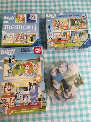 Bluey Ravensburger Puzzle e Memory