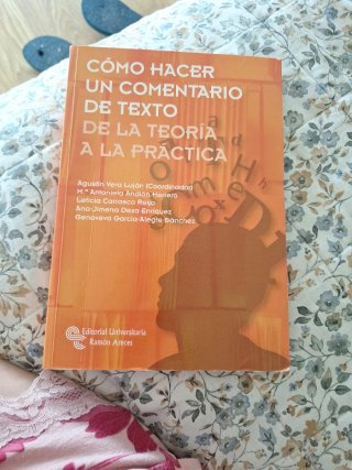 Cómo hacer un comentario de texto De la teoría ...