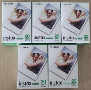 5 Paquetes Fujifilm Instax Mini 20 hojas