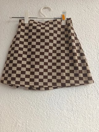 Falda cuadros Pull&Bear Talla XS