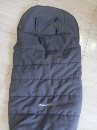 Saco silla paseo Maclaren gris