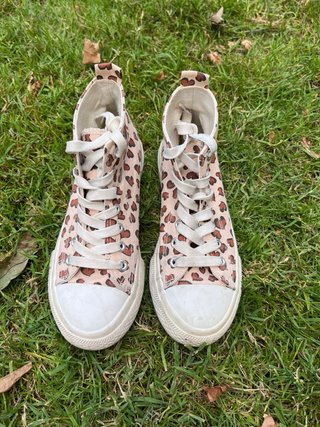 Zapatillas lona animal print T.36