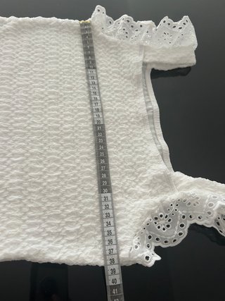 Blusa blanca talla 12, nueva