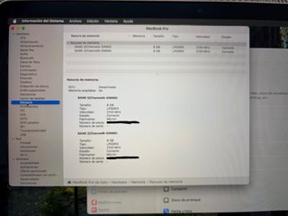 MacBook Pro 2018 i7 16GB 500GB SSD Gris Espacial