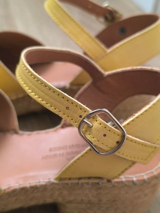 Sandalias Naguisa esparto amarillas
