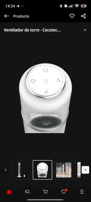 OFERTA Ventilador Cecotec 1090 Blanco