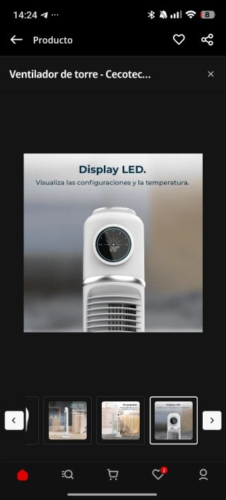OFERTA Ventilador Cecotec 1090 Blanco