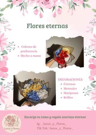 Flores eternas