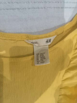 Vestido amarillo niña 134/140
