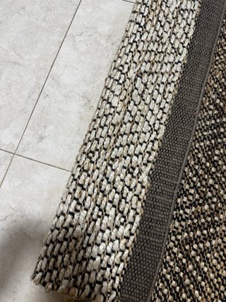 Tappeto Kave Home in juta intrecciata