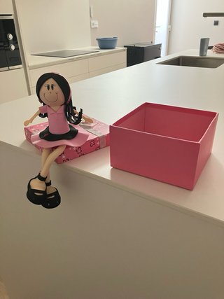 Caja joyero fofucha con muñeca
