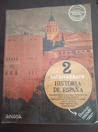 Historia de España 2° bachillerato