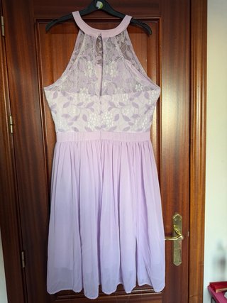 Vestido lila midi