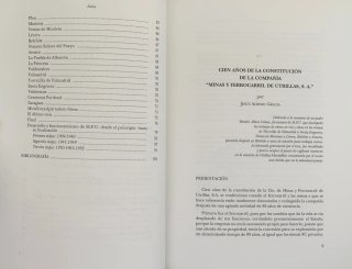 Libro Cien Años Minas y Ferrocarril Utrillas