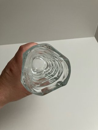 Jarrón de cristal tallado Francia