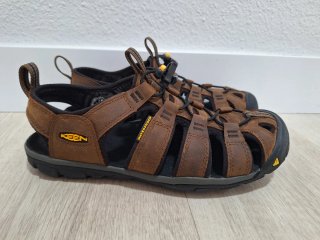 Sandalias Keen Clearwater Cuero Marrón