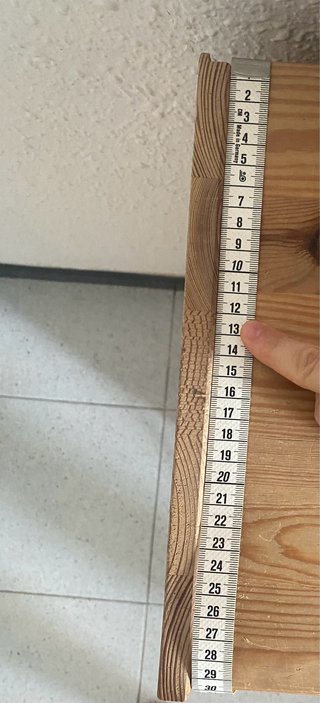 Cajonera de madera con 3 cajones