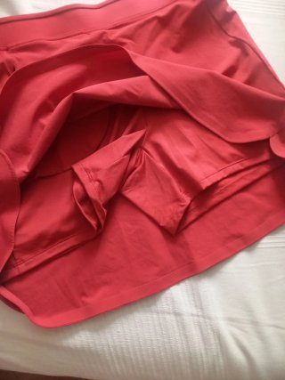 Falda pantalón corta Quechua color vino