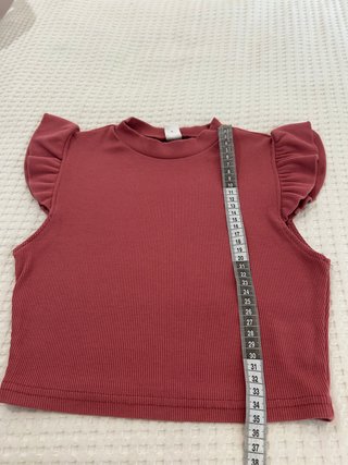 Blusa de volantes talla 12-13, nueva