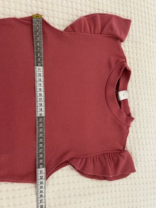 Blusa de volantes talla 12-13, nueva